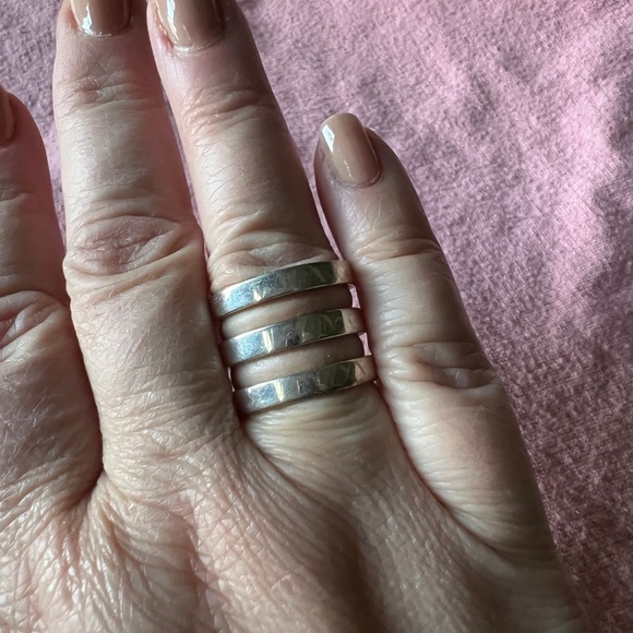 Silpada sterling multi-band or cage ring. Gender-neutral. - Picture 5 of 8